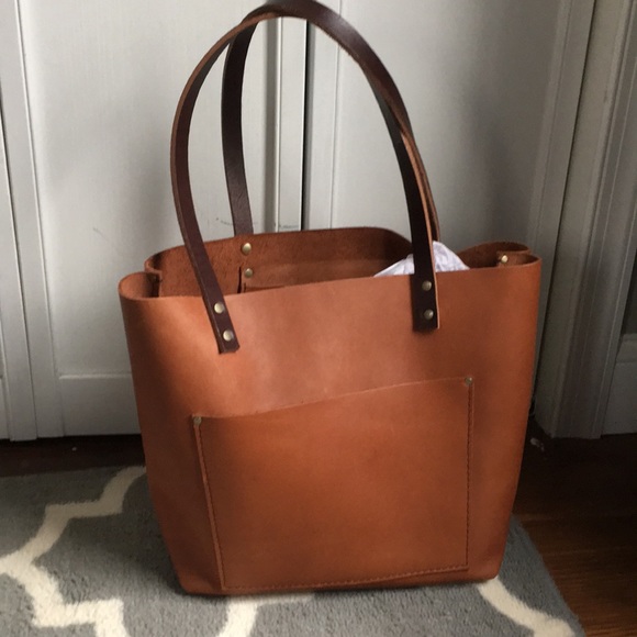portland leather tote